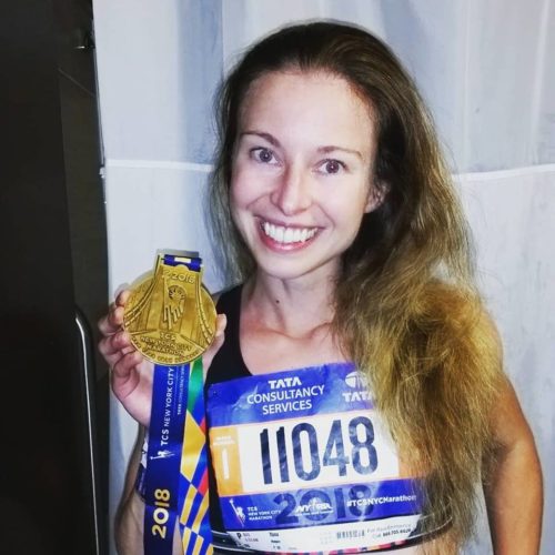 New York Marathon finisher 2018