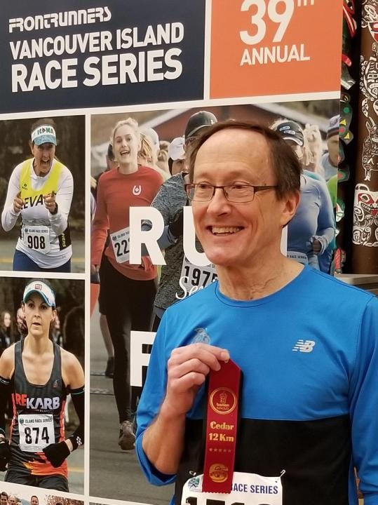 My client Howard after a great performance at the Cedar 12k.